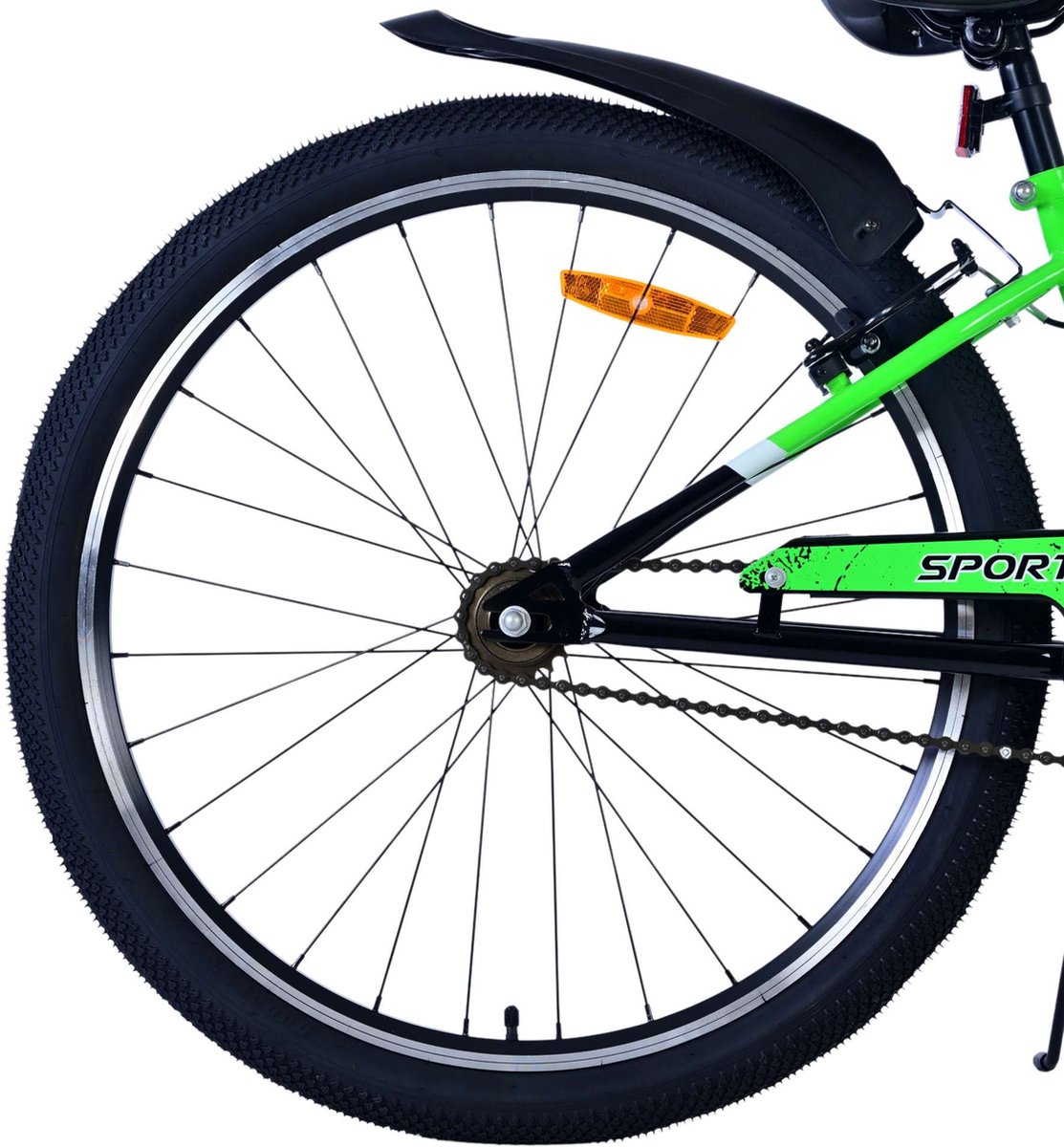 Volare Sportivo Kinderfiets - Jongens - 26 inch - Groen Zwart - Twee Handremmen