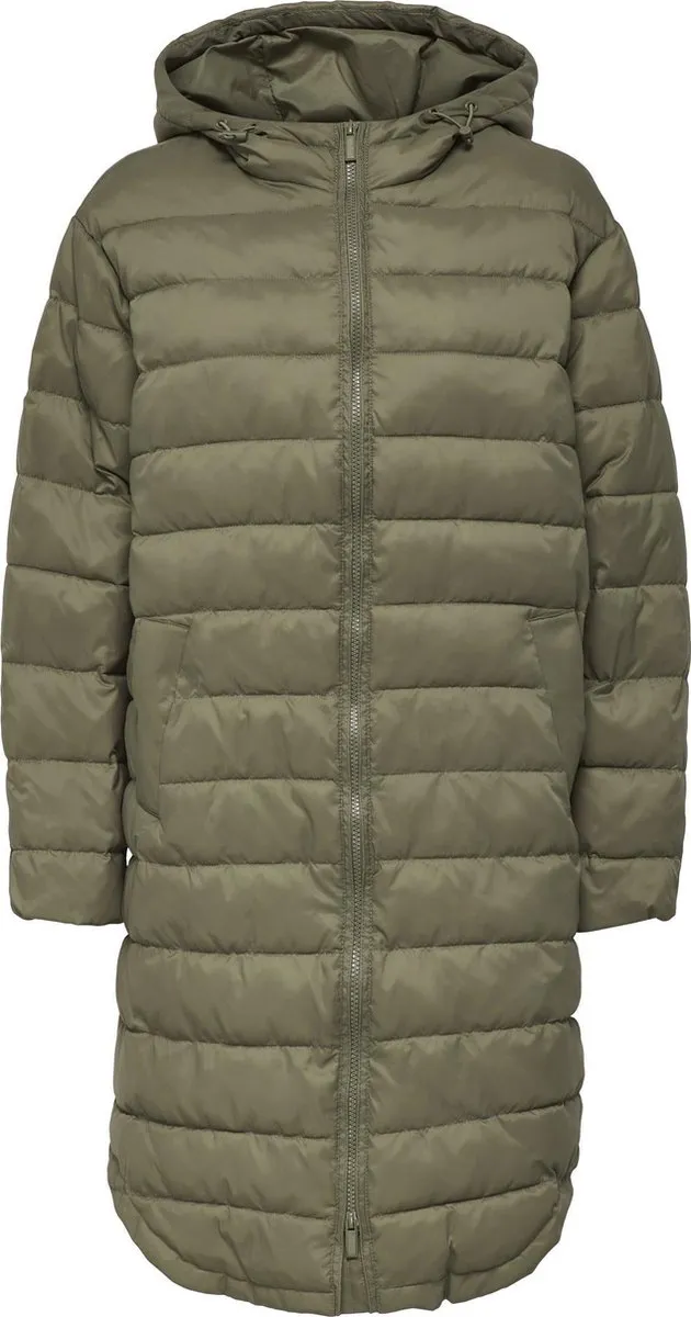 ONLY - Maat XS - ONLMELODY QUILTED COAT SHINY OTW Dames Jas