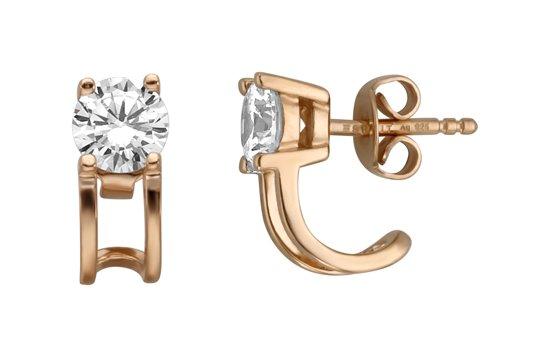 Esprit Lillian - Oorknoppen - Zilver roségoudverguld