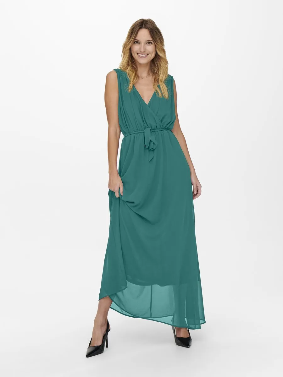 ONLY - Maat L - ONLSOFIA SL WRAP MAXI DRESSWVN Dames Jurk
