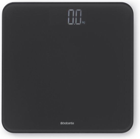 Brabantia ReNew Personenweegschaal op Batterijen - Dark Grey