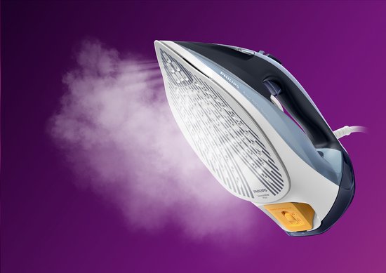 Philips Stoomstrijkijzer DST7020/20 - Zelfreinigend - Verticaal Strijken Mogelijk - Snel Warm - Druppelstop - Blauw