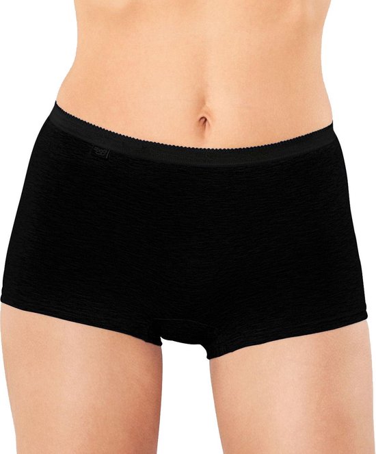 sloggi Basic+ Dames Short korte pijp - Zwart - Maat 38