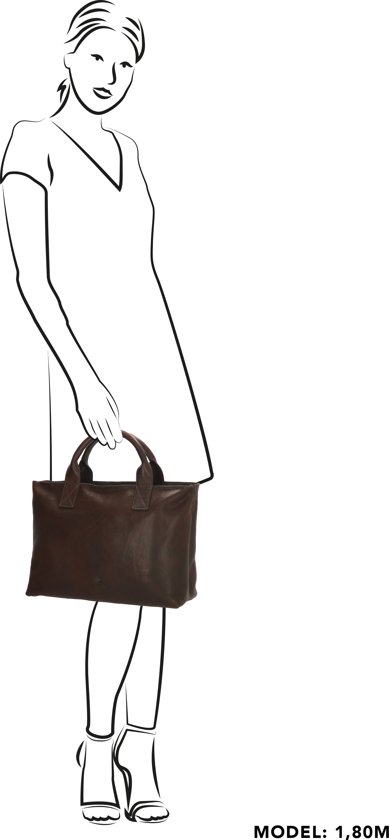 Micmacbags Discover Handtas - Donkerbruin