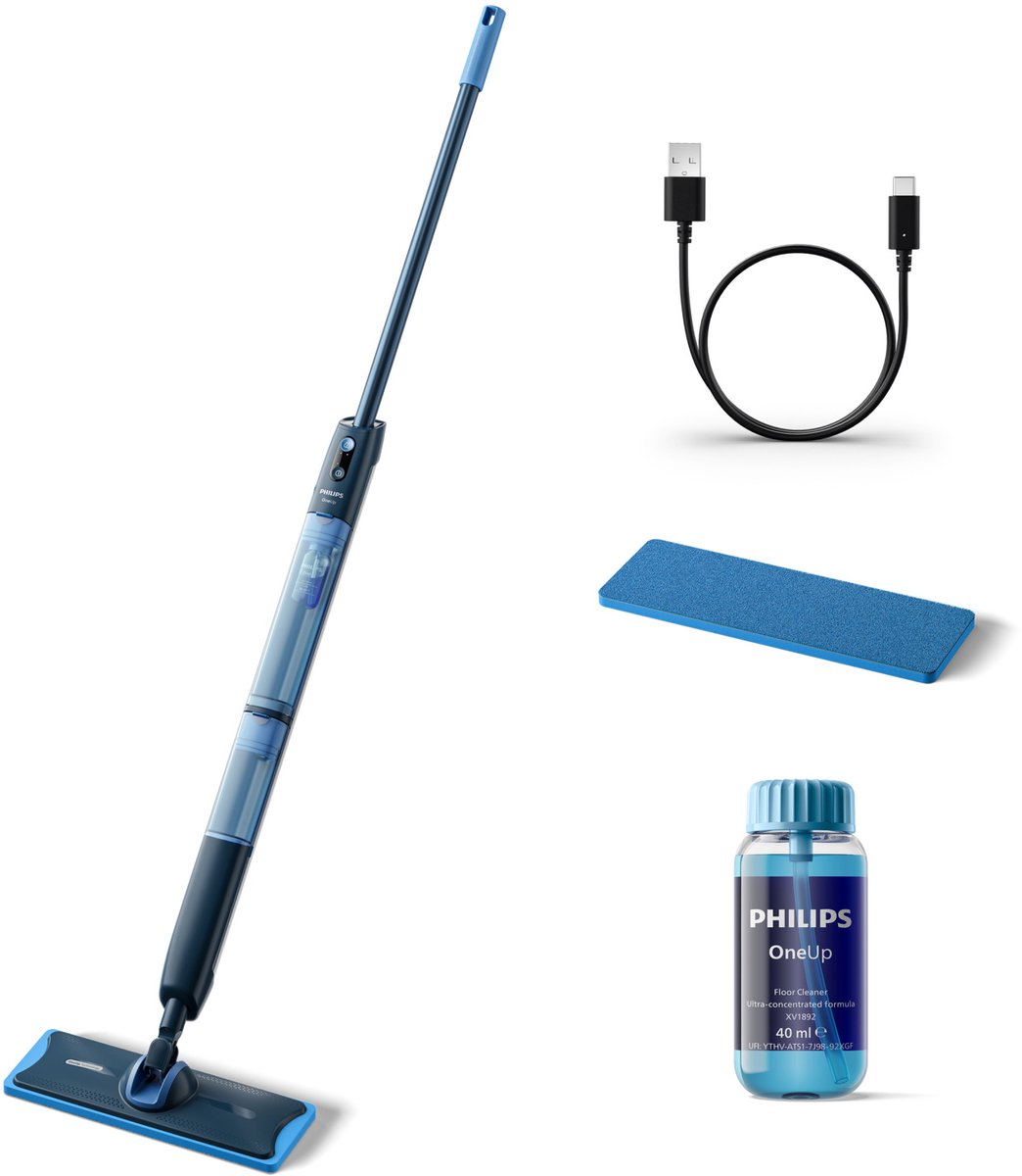 Philips OneUp Elektrische Dweil series - Dweilsysteem - Vloerreiniger