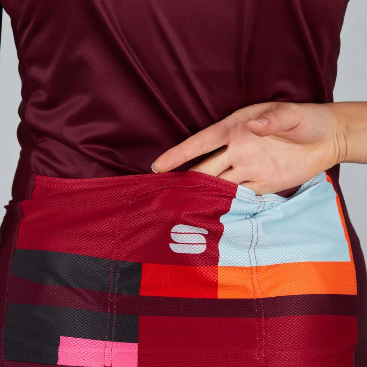 Sportful - Maat M - Idea W Fietsshirt Dames - Rood