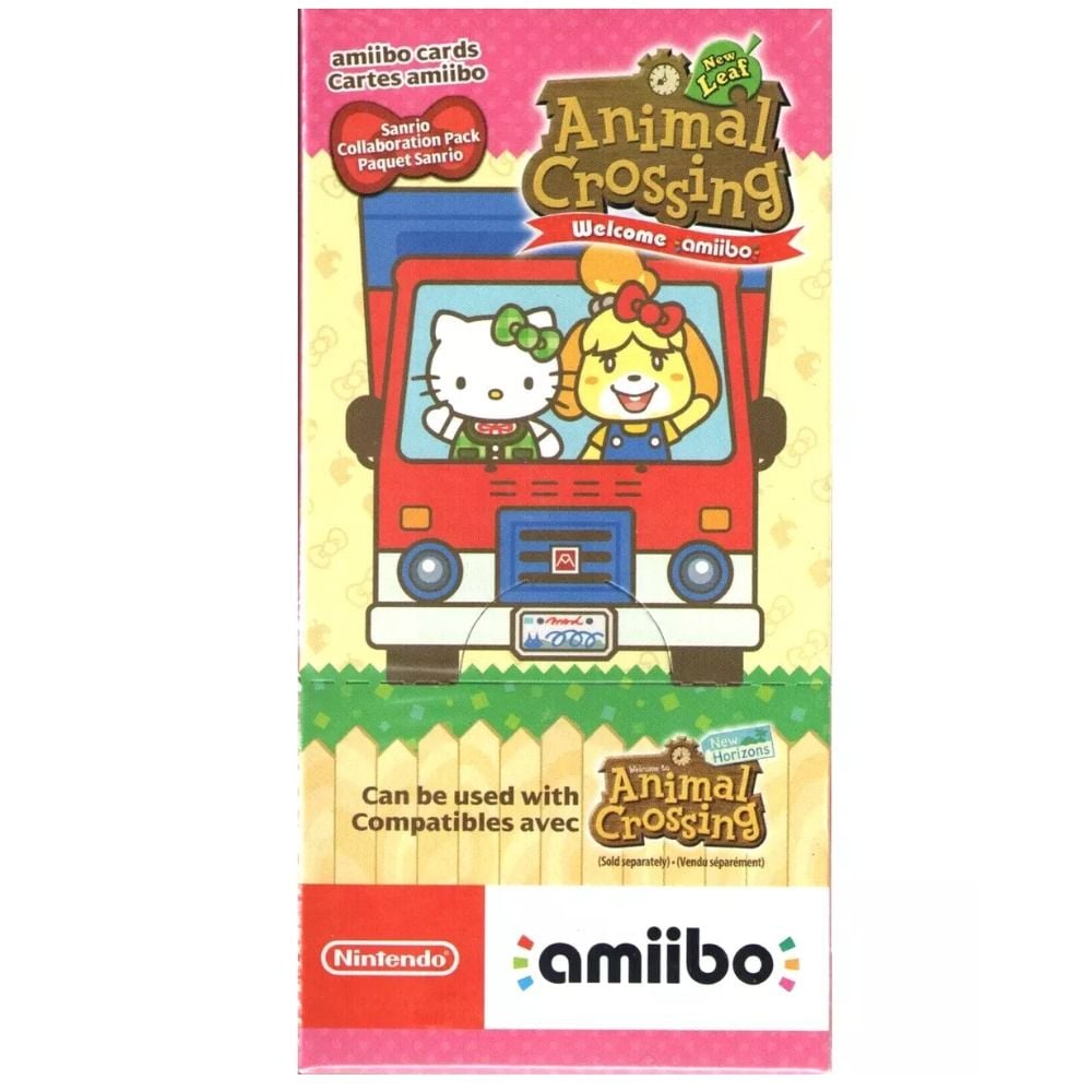 Animal Crossing Sanrio Collaboration Amiibo Cards Box Advertentie, Persoon, Gezicht, Kop
