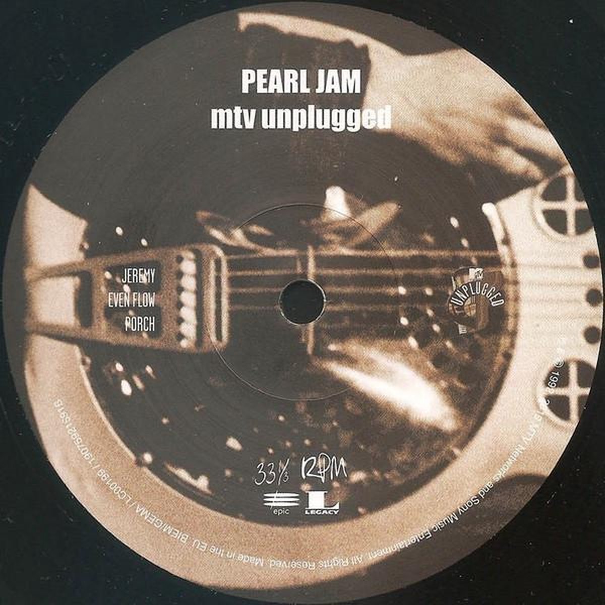 Pearl Jam - Mtv Unplugged (Black Friday 2019) LP