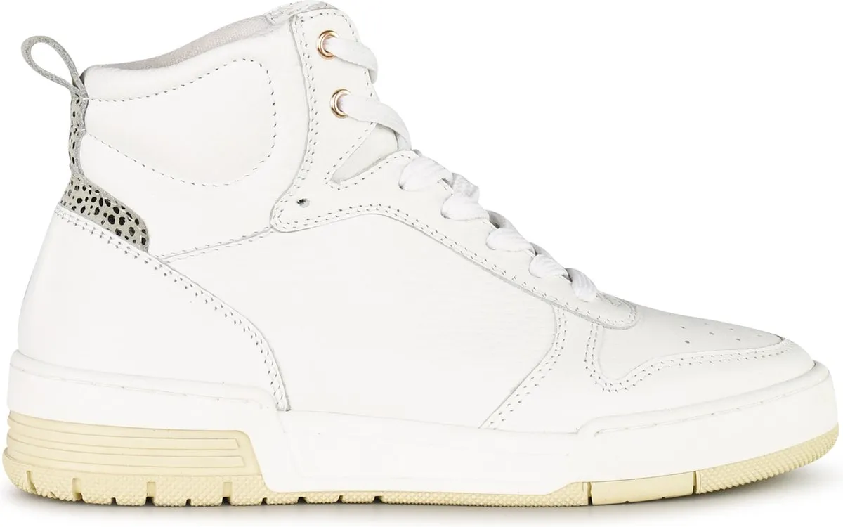 PS Poelman - Maat 38 - TEAK Dames Sneakers - Wit
