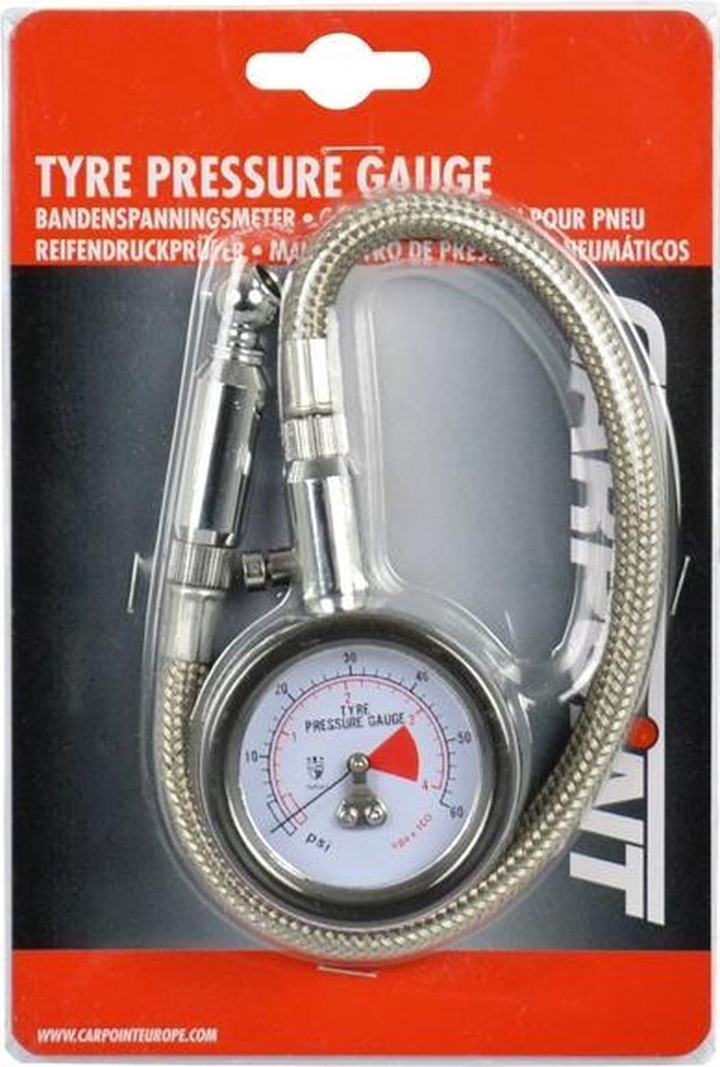 Carpoint Bandenspanningsmeter Hafner voor Auto en Motor