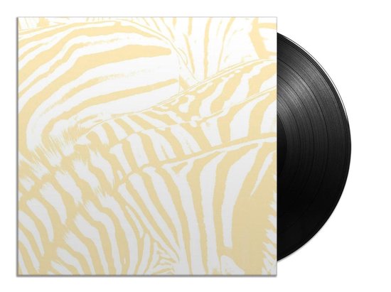 vinyl, plaat, lp, zebra patroon, gele tint