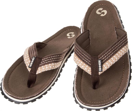 SINNER Beach Slaps IV - Maat 47 - Heren Slippers - Bruin