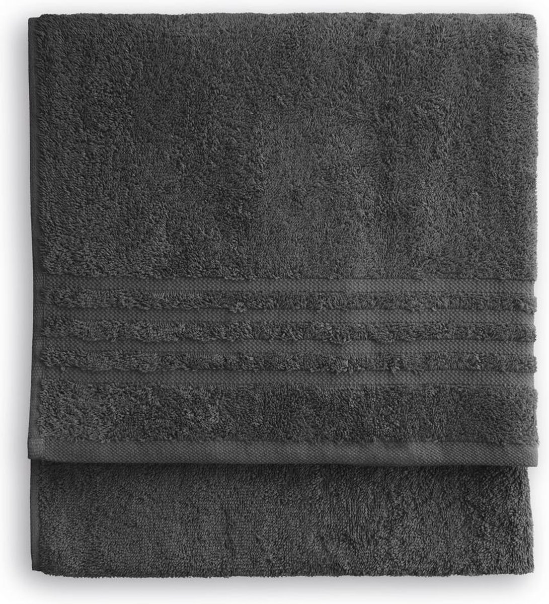Byrklund Badlaken Bath Basics - 70x140 - 100% Katoen - Antraciet