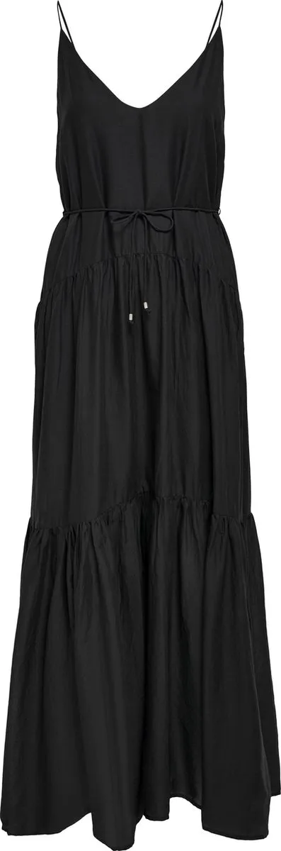 ONLY - maat XS- ONLVIVI SL MAXI DRESS NOOS WVN Dames Jurk
