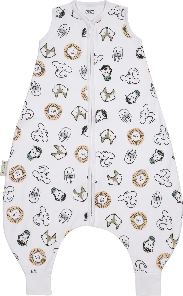 Meyco  - mt 92 - Baby Animal baby zomer slaapoverall jumper