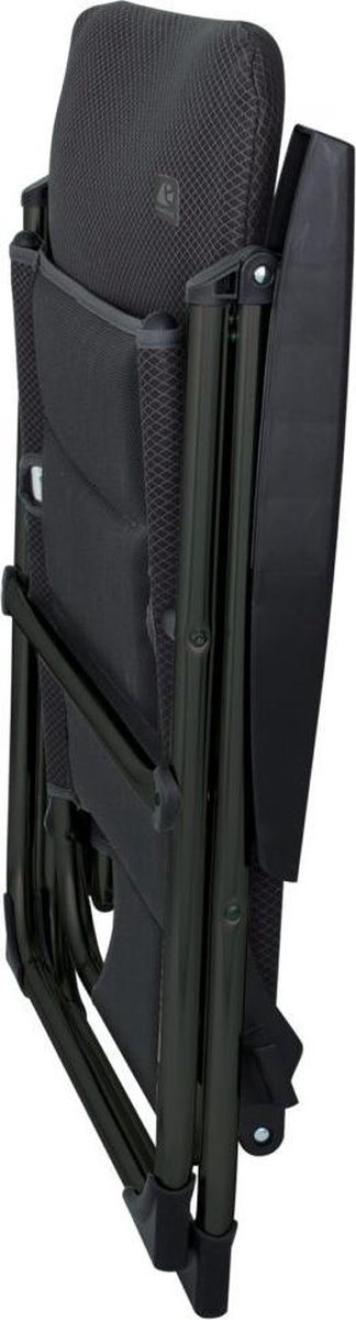 Eurotrail Campingstoel Canyon 48 X 42 X 103 Cm Polyester - Antraciet