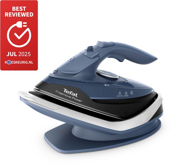 Tefal FV6675E0 - Freemove Power Draadloos stoomstrijkijzer - 2600W - Lichtgewicht ontwerp