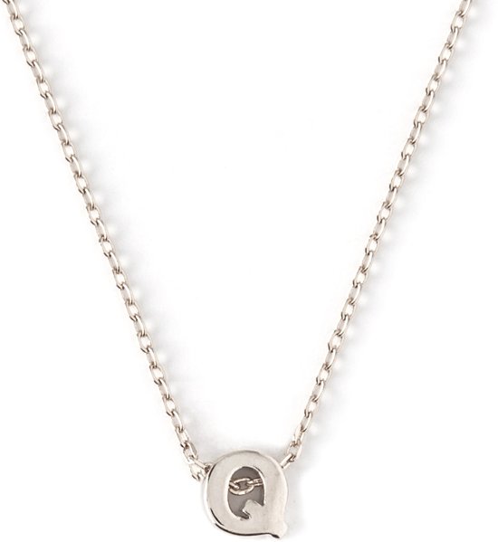 Orelia letter ketting Q zilverkleurig