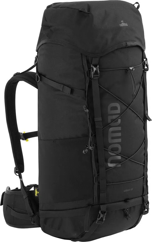 NOMAD® Arran 55 liter Zwart | Backpack Dames & Heren | Hiking