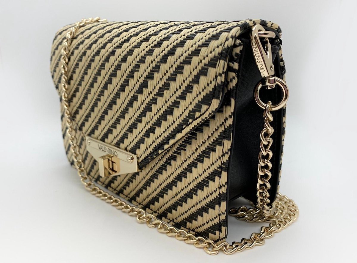 Valentino Bags Amanda Dames Crossbodytas - Zwart/Ecru