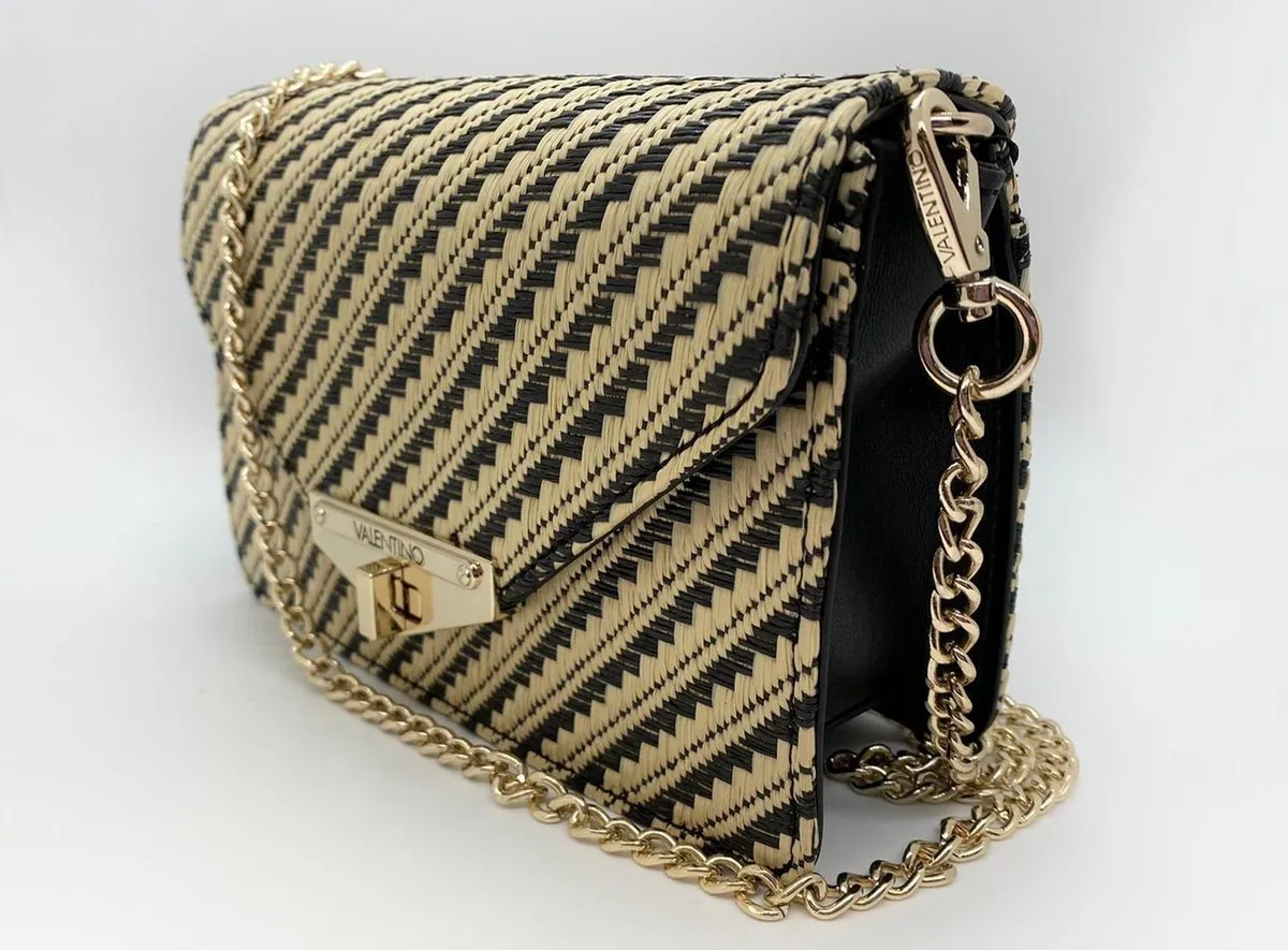 Valentino Bags Amanda Dames Crossbodytas - Zwart/Ecru