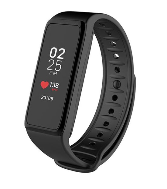 3c95-09cc-4f5e-a035-0523e2976fb3 MyKronoz ZeFit3 HR Activity tracker - Zwart