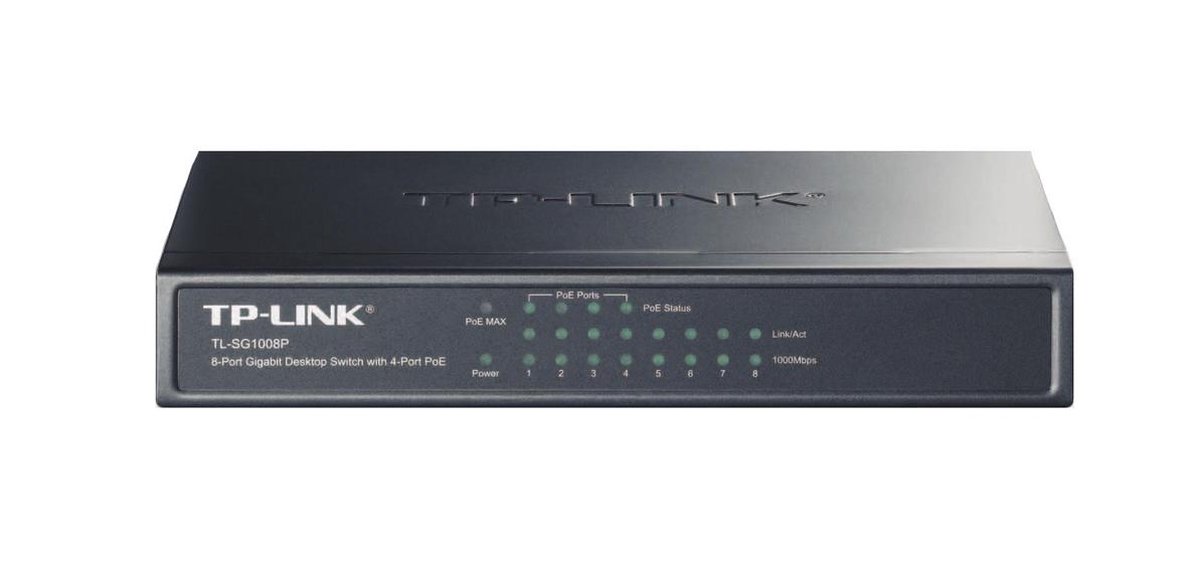TP-Link TL-SG1008P - Netwerk Switch