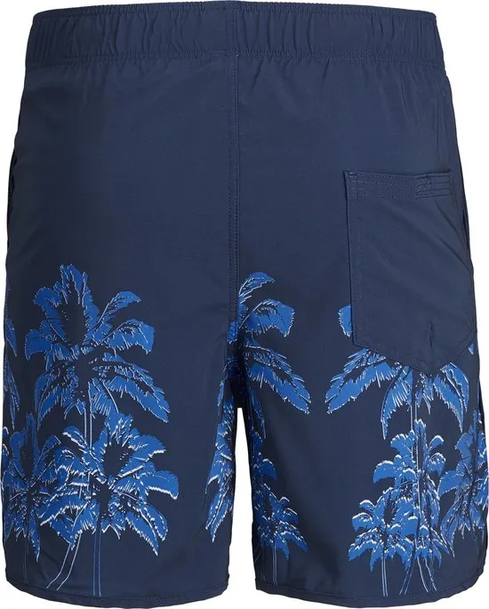 JACK&JONES - Maat M - JJIFIJI JJSWIMSHORTS ST PALM TREES Heren Zwembroek