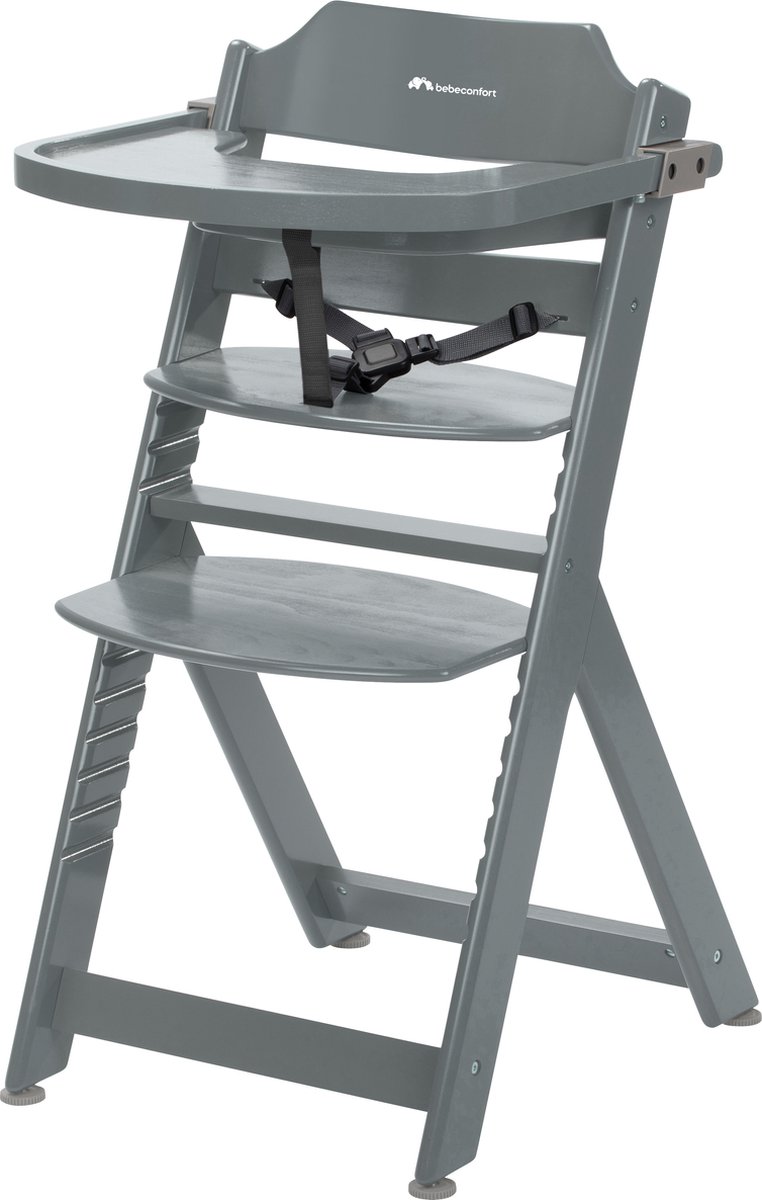 Bebeconfort Timba Kinderstoel - Warm Grey - Groeit mee met je kind - Verstelbaar - Optimale veilighe