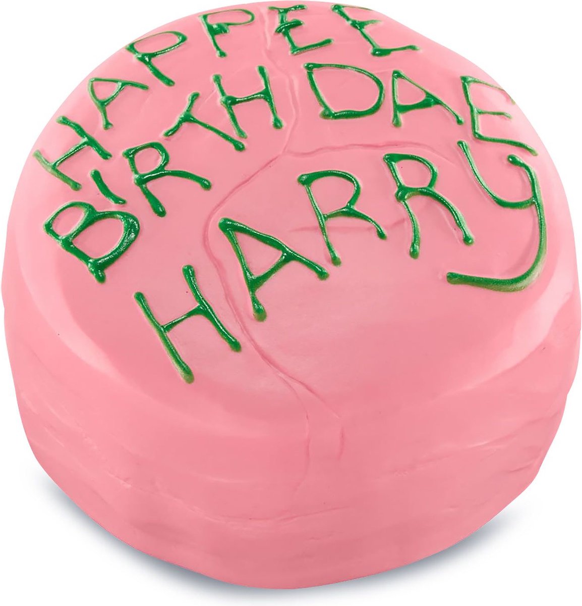 taart, pinkere kleur, tekst op taart, feesttaart, gelatine verpakking