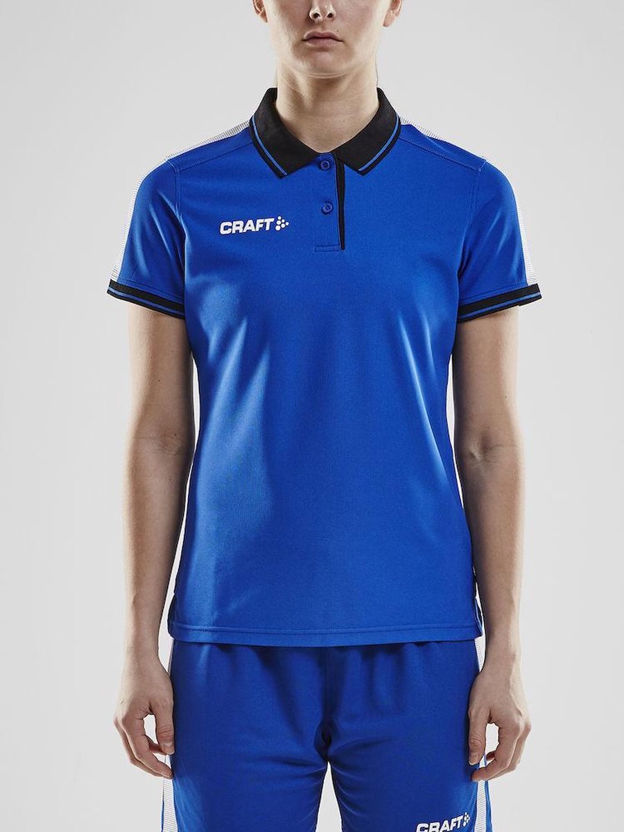 Craft Pro Control Sport Poloshirt, dames, blauw/zwart - Maat M