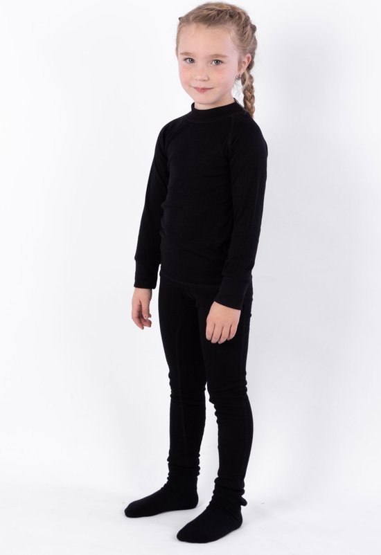 Avento Thermobroek - Kinderen - 2-Pack - Zwart