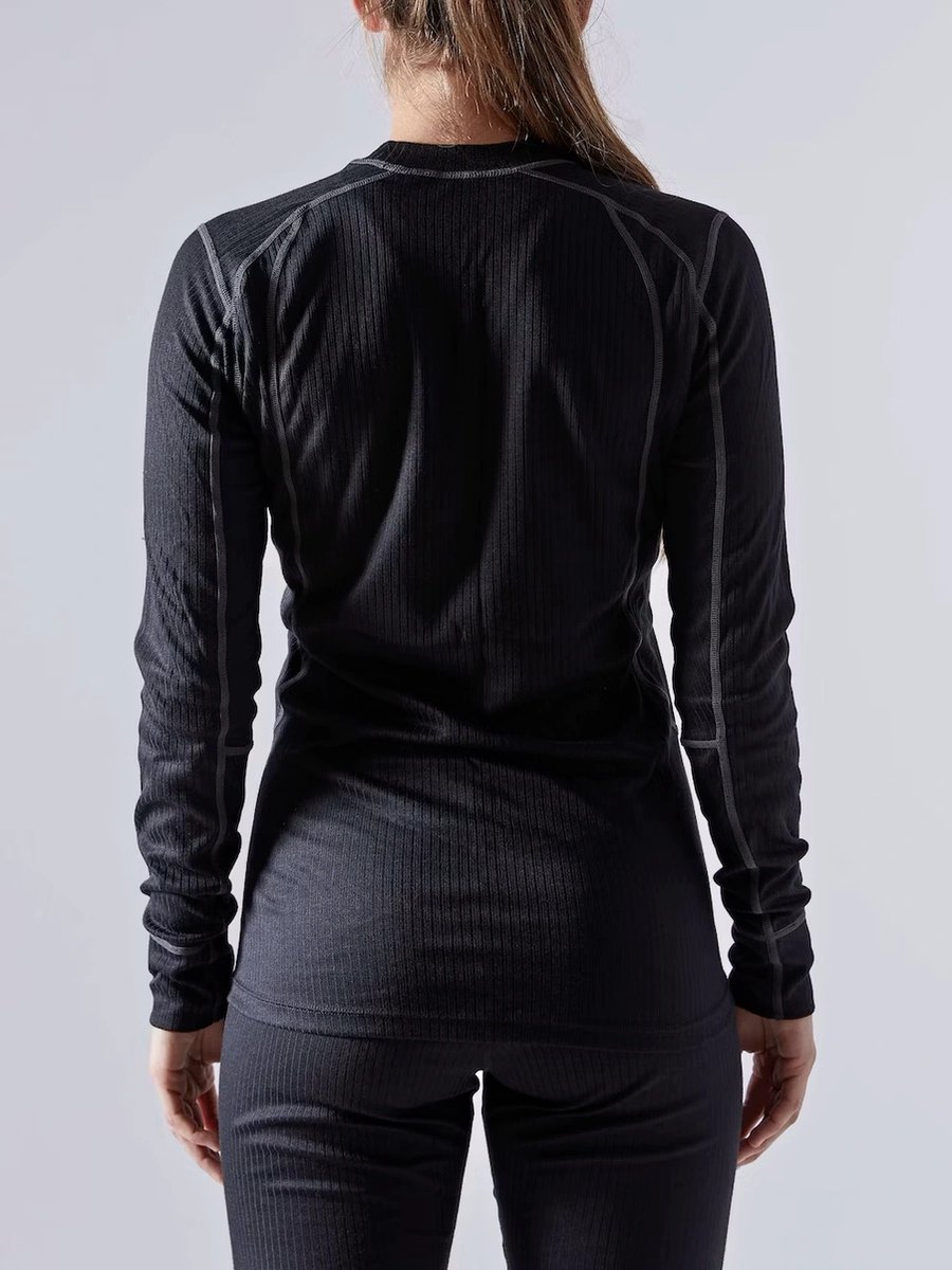Craft - maat XL - Baselayer Set Thermoset Dames - Black/Granite