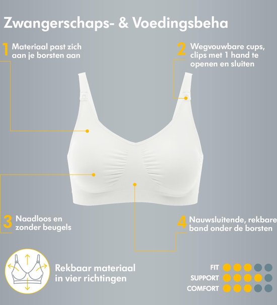 Medela - Zwart XL - Zwangerschaps- & voedingsbeha