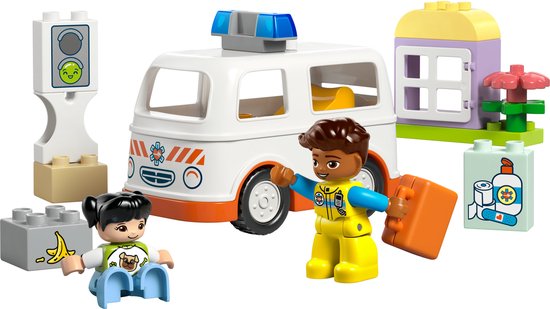 lego, police, ambulance, minifigure, set