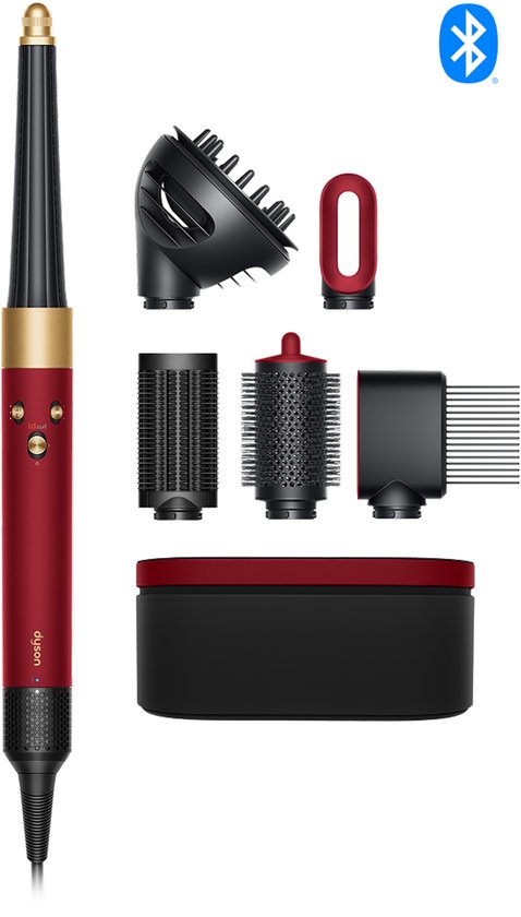 Dyson Airwrap i.d. Curly+Coily - Multistyler - Föhnborstel - Krulborstel - Red Velvet/Goud