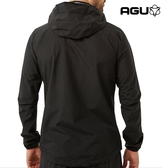 AGU GO - Maat L Regenjas Essential - Regenjas Dames & Heren - Ademende en Waterdichte Regenjas - Fie