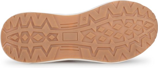 PS Poelman - Maat 42 - TRIANGLE Dames Sneakers - Groen met combinatie