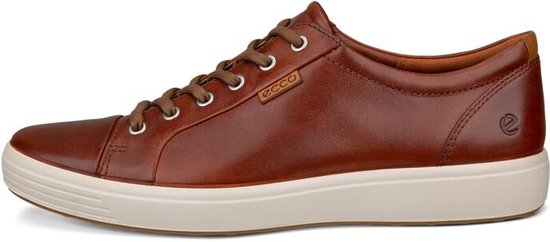 ECCO - maat 44 - ECCO SOFT 7 M Veterschoenen - BRUIN