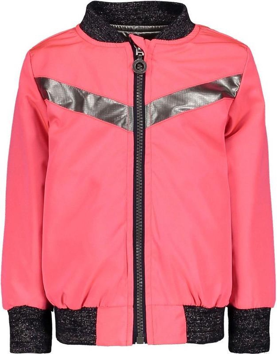 B. Nosy Baby Meisjes Jas - Maat 80 - Polyester - Rits - Coated - Normaal - Vrouwen - Bomberjack - St