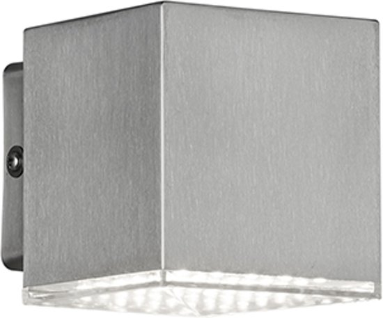 Reality, Wand lamp, Quito incl. 1 x LED,SMD,7,0 Watt,3000K,450 Lm. Kunststof, Transparant helder, Wa