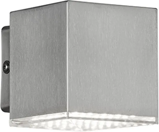 Reality, Wand lamp, Quito incl. 1 x LED,SMD,7,0 Watt,3000K,450 Lm. Kunststof, Transparant helder, Wa