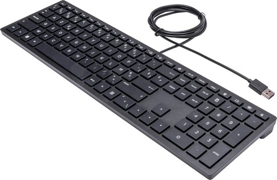HP Pavilion 300 - Bedraad Toetsenbord - Azerty - Zwart