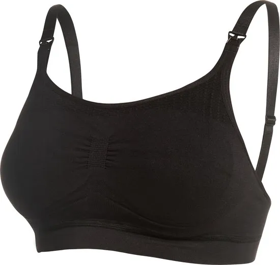 Noppies  - Maat XL/XXL- Comfortabele naadloze voedingsbh - Black
