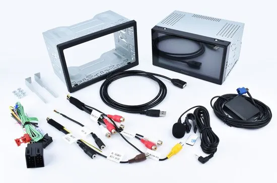 inbouwnav, radio, autoradio, monitor, kabelset