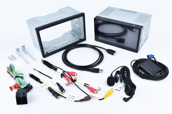 inbouwnav, radio, autoradio, monitor, kabelset