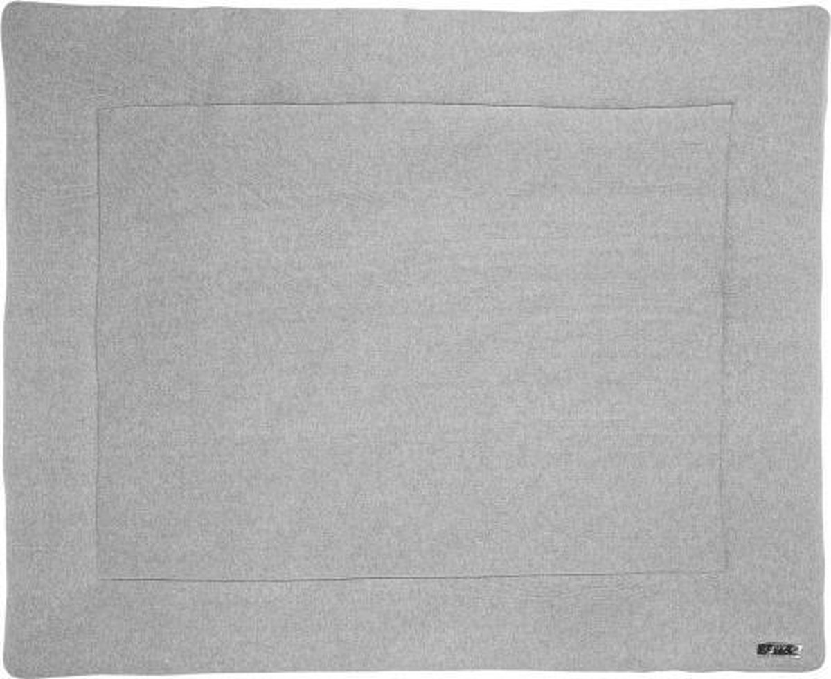 Meyco Knit basic boxkleed - 77x97 cm - grijs melange