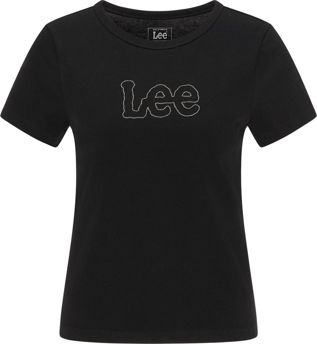 LEE Slim Cropped - Maat S - Black Dames T-shirt
