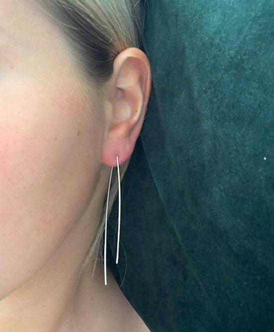 Casa Jewelry Oorhangers Tack - Zilver