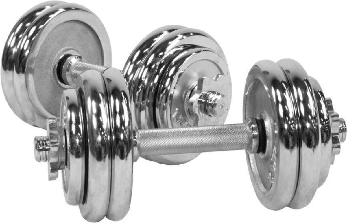 dumbbell, set, metalen, gewicht, kettlebell